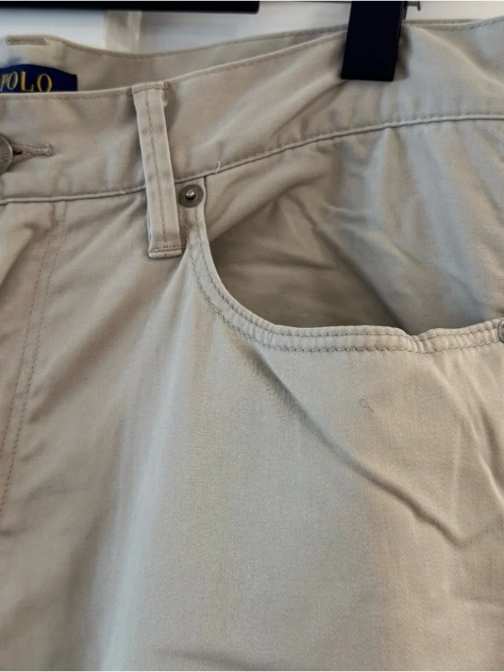 Polo by Ralph Lauren Beige Straight-Leg Chinos
